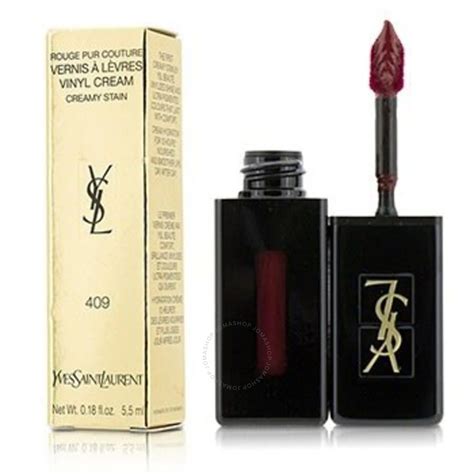 圣罗兰(YSL) Yves Saint Laurent 黑管唇釉, 409 Burgundy Vibes 